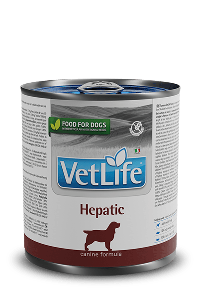 VetLife Canine Hepatic Húmido (6 latinhas de 300 gramas cada) - PetDoctors - Loja Online