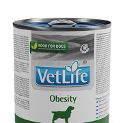 VetLife Canine Obesity Húmido (6 latinhas de 300 gramas cada) - PetDoctors - Loja Online