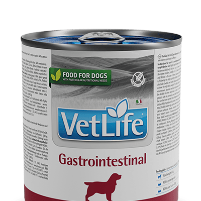 VetLife Gastrointestinal Húmido (6 latinhas de 300 gramas cada) - PetDoctors - Loja Online