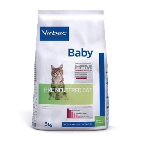 VIRBAC Baby Pre Neutered Hpm ração para gatos (3 Kg) - PetDoctors - Loja Online