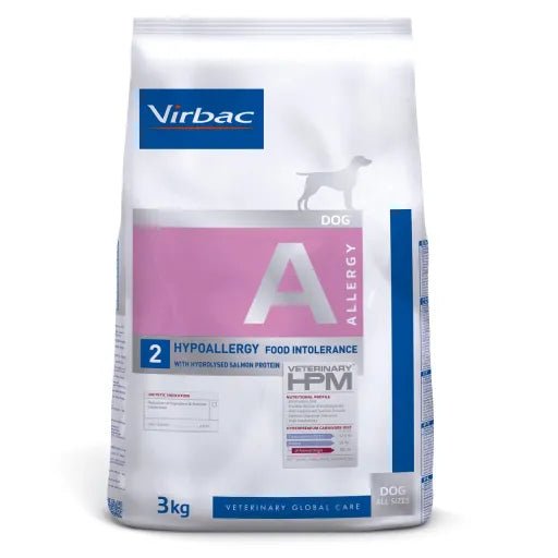 VIRBAC Dog Hypoallergy HPM A2, Hipoalergénica Salmão - Ração para Cães - 12 Kg - PetDoctors - Loja Online