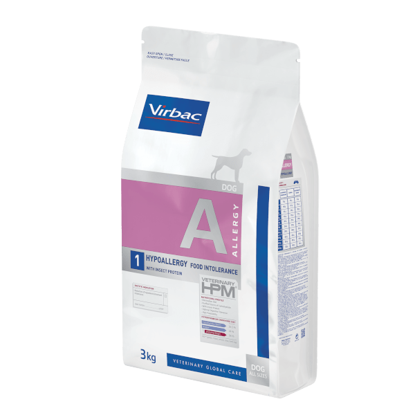 VIRBAC Hypoallergy Insect HPM A1 Dog - Ração para Cães - 12 Kg - PetDoctors - Loja Online