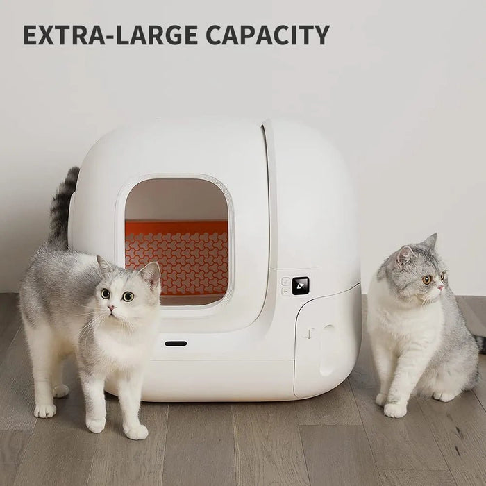 WC / Sanitário para gatos com auto - limpeza xSecure /eliminação de odores /App Controlo automático para vários gatos - PetDoctors - Loja Online