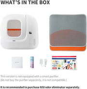 WC / Sanitário para gatos com auto - limpeza xSecure /eliminação de odores /App Controlo automático para vários gatos - PetDoctors - Loja Online