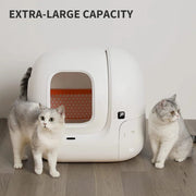 WC / Sanitário para gatos com auto - limpeza xSecure /eliminação de odores /App Controlo automático para vários gatos - PetDoctors - Loja Online