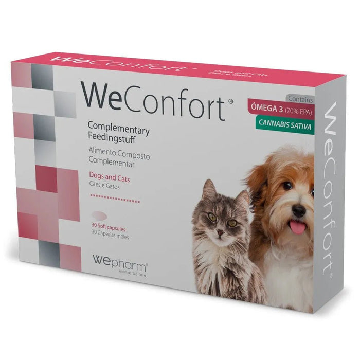 Weconfort cápsulas - caixa com 30 cápsulas - PetDoctors - Loja Online
