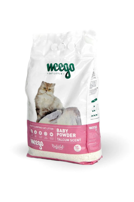 WEEGO - BABY POWDER - Areia para Gatos (Odôr a Talco) - PetDoctors - Loja Online