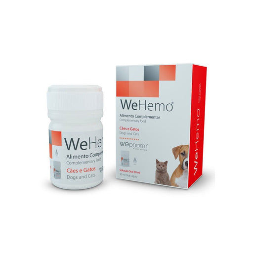 WeHemo — Suporte Hematopoiético para Cães e Gatos | 30 ml - PetDoctors - Loja Online