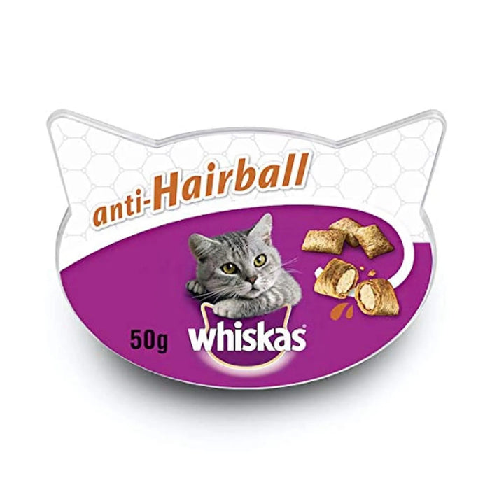 Whiskas Anti - Hairball para evitar as Bolas de Pêlo nos Gatos (Pack de 8 x 60g) - PetDoctors - Loja Online
