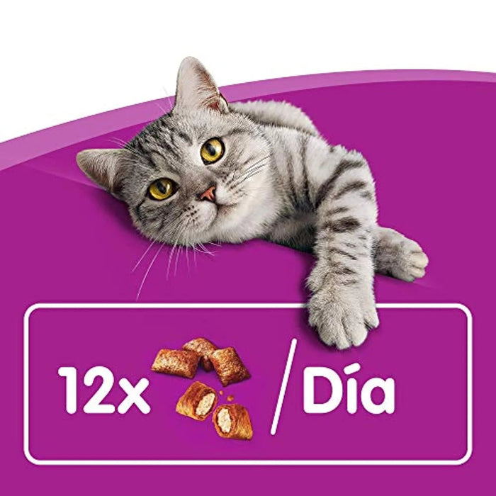 Whiskas Anti - Hairball para evitar as Bolas de Pêlo nos Gatos (Pack de 8 x 60g) - PetDoctors - Loja Online