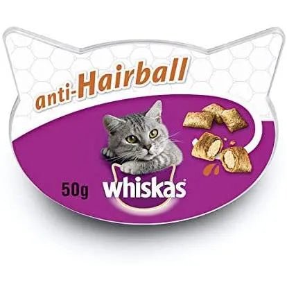 Whiskas Anti - Hairball para evitar as Bolas de Pêlo nos Gatos (Pack de 8 x 60g) - PetDoctors - Loja Online
