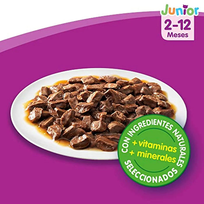 Whiskas Comida Húmida para Gatos Selecção Júnior - Carnes em Gelatina, Multipack - PetDoctors - Loja Online