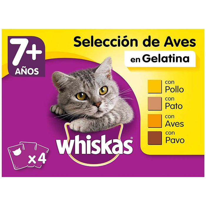 Whiskas Comida Húmida para Gatos Selecção Júnior - Carnes em Gelatina, Multipack - PetDoctors - Loja Online