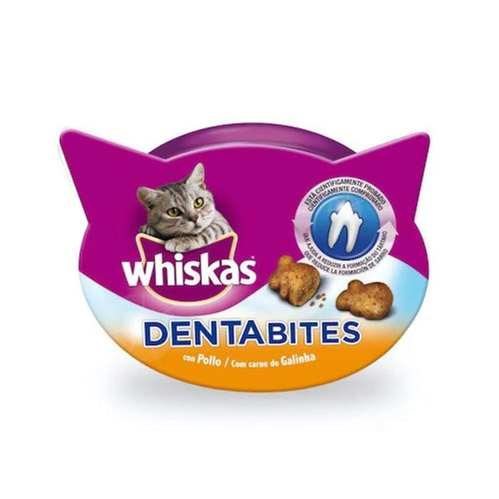 Whiskas Dentabites - Snacks para a Higiene Oral dos Gatos (Pack de 8 x 40g) - PetDoctors - Loja Online