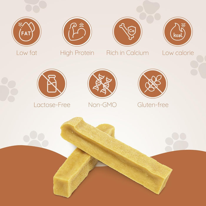 Wildfang - Ossos para mastigar feitos com queijo Churpi do Himalaia - alternativa natural para cães - cuidado dentário e alívio do stress - PetDoctors - Loja Online