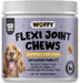 Woffy FlexiJoint Condroprotetor para cães grandes e pequenos com glucosamina, condroitina, anti - inflamatório 100% natural, melhora a mobilidade e a saúde articular - PetDoctors - Loja Online