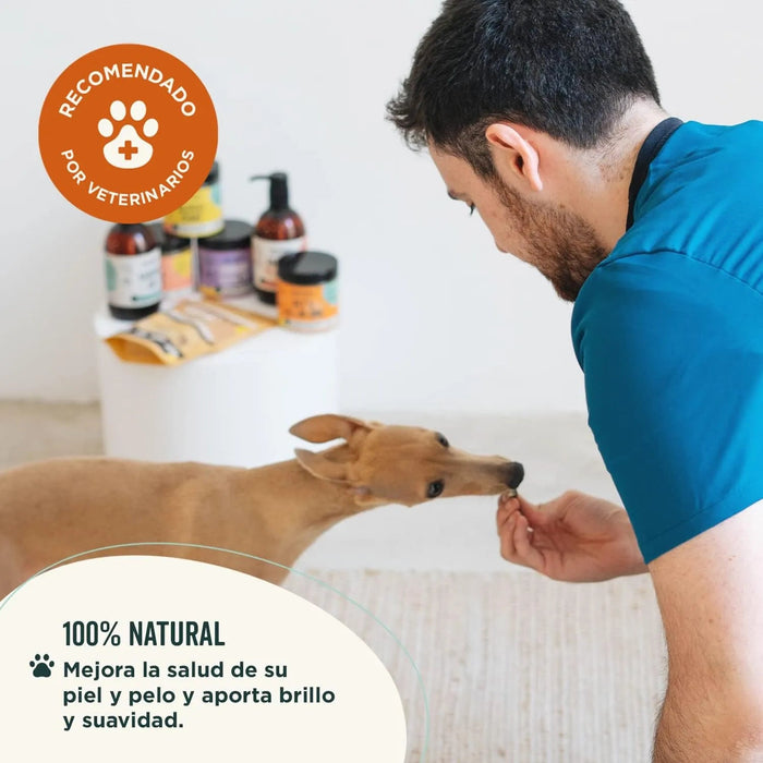 Wolf Belly Cápsulas óleo de peixe para cães e gatos, 100% natural (60 cápsulas) Ômega 3 cães, anti - inflamatório para cães, pele mais saudável e brilhante, óleo de sardinhas para gatos - PetDoctors - Loja Online