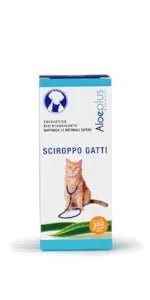 Xarope para gatos de Aloe Arborescens para fortalecer o sistema imunitário (ajuda a prevenir dermatite, comichões, gengivite, gastrite e refluxo) - 100 ml - PetDoctors - Loja Online