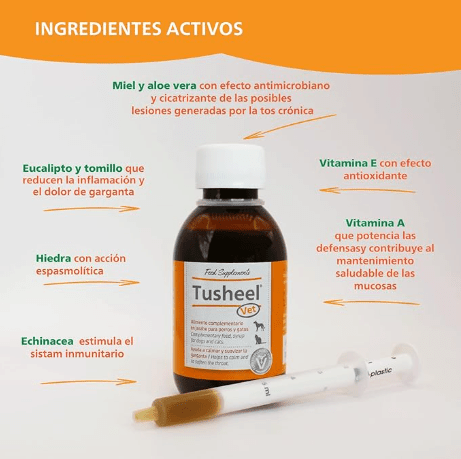 Xarope para Tosse em Cães e Gatos | Tusheel Vet 150ml | Heel - PetDoctors - Loja Online