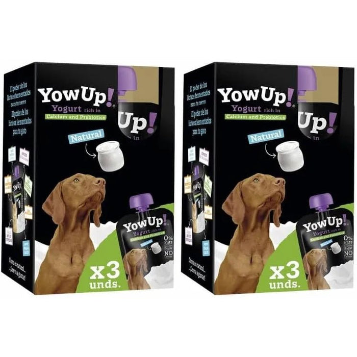 YowUp! Yogurt para cães: Snacks deliciosos naturais e saudáveis para o seu animal de estimação (6 unidades) - PetDoctors - Loja Online