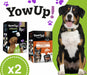 YowUp! Yogurt para cães: Snacks deliciosos naturais e saudáveis para o seu Pet - 3 sabores disponíveis (6 unidades) (3 natural + 3 frango) - PetDoctors - Loja Online