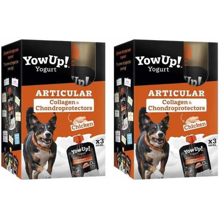 YowUp! Yogurt para cães: Snacks deliciosos naturais e saudáveis para o seu Pet (6 unidades de frango) - PetDoctors - Loja Online
