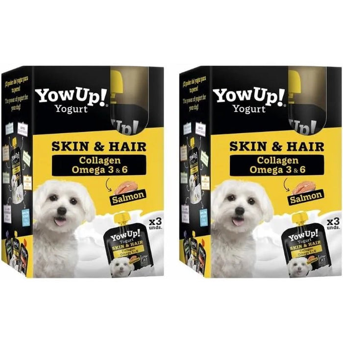 YowUp! Yogurt para cães: Snacks deliciosos naturais e saudáveis para o seu Pet (6 unidades, salmão) - PetDoctors - Loja Online