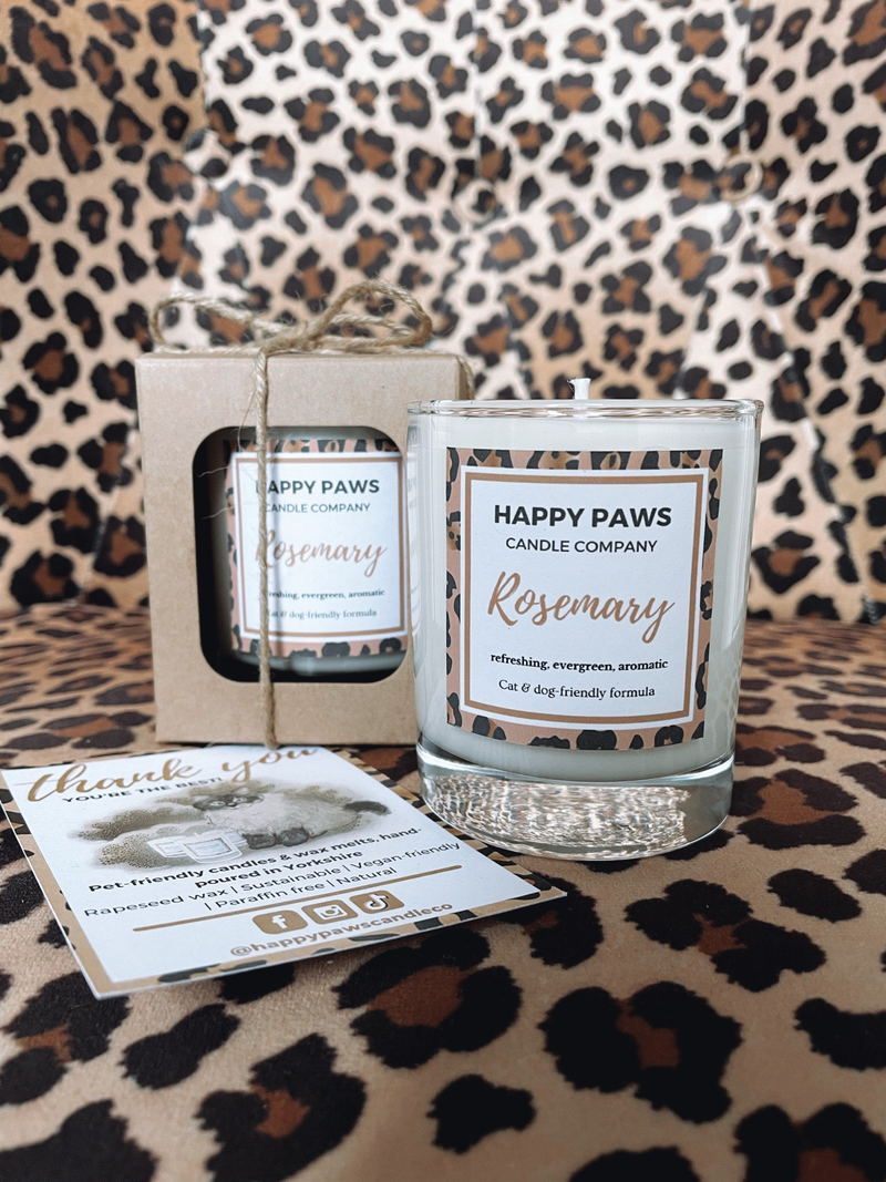 Rosemary - Vela Aromática de Alecrim 'Pet Friendly' - PetDoctors - Loja Online
