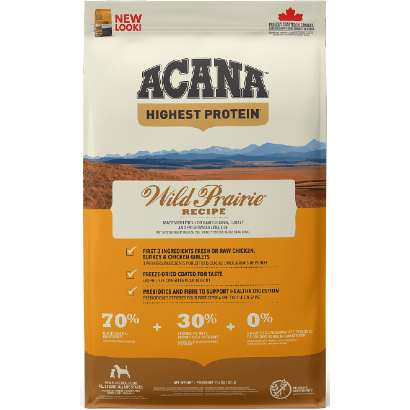 Acana Highest Protein Dog Wild Prairie | 2 kg | 6 kg | 11,4 kg - PetDoctors - Loja Online