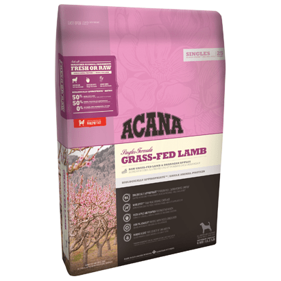 Acana Singles Dog Grass-fed Lamb | 2 kg | 6 kg | 11,4 kg | 17 kg - PetDoctors - Loja Online