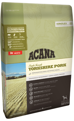 Acana Singles Dog Yorkshire Pork | 2 kg | 11,4 kg - PetDoctors - Loja Online
