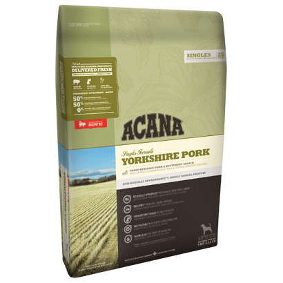 Acana Singles Dog Yorkshire Pork | 2 kg | 11,4 kg - PetDoctors - Loja Online