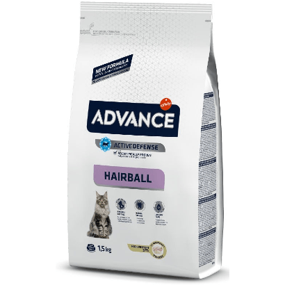 Advance Cat Hairball | Turkey & Rice | 1,5 kg - PetDoctors - Loja Online