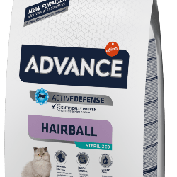 Advance Cat Sterilized Hairball | Turkey & Barley | 1,5 kg | 3 kg | 10 kg - PetDoctors - Loja Online