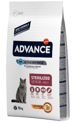 Advance Cat Sterilized Senior +10 | Chicken & Barley | 1,5 kg - PetDoctors - Loja Online