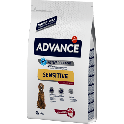 Advance Dog Adult Sensitive Lamb & Rice | 3 kg | 12 kg - PetDoctors - Loja Online