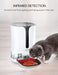 Alimentador Automático - Comedouro para Gatos ou Cães, com Temporizador, Ecrã LCD, Controlo de Porções - 7 litros - Até 4 refeições diárias - PetDoctors - Loja Online