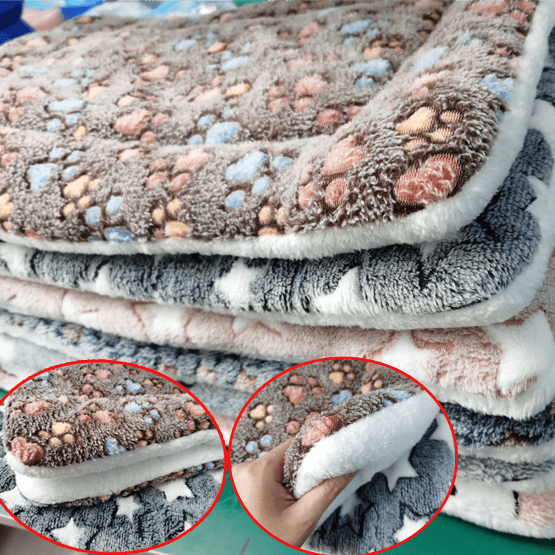 🐶🐱 Almofada / Base de Cama / Manta em FLANELA MACIA e QUENTINHA para Cães ou Gatos ✅ - PetDoctors - Loja Online