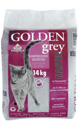 Areia Auto Aglomerante Golden Grey Master - PetDoctors - Loja Online