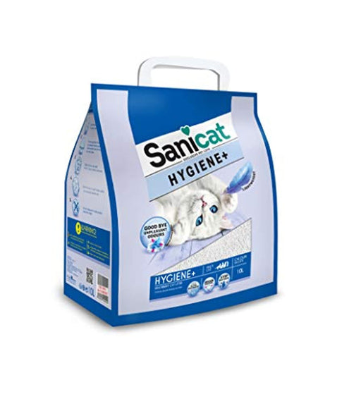 Areia de Sílica para Liteiras Higiene + / WC de Gatos - Absorvente - 10 Litros - TOLSA SANICAT - PetDoctors - Loja Online