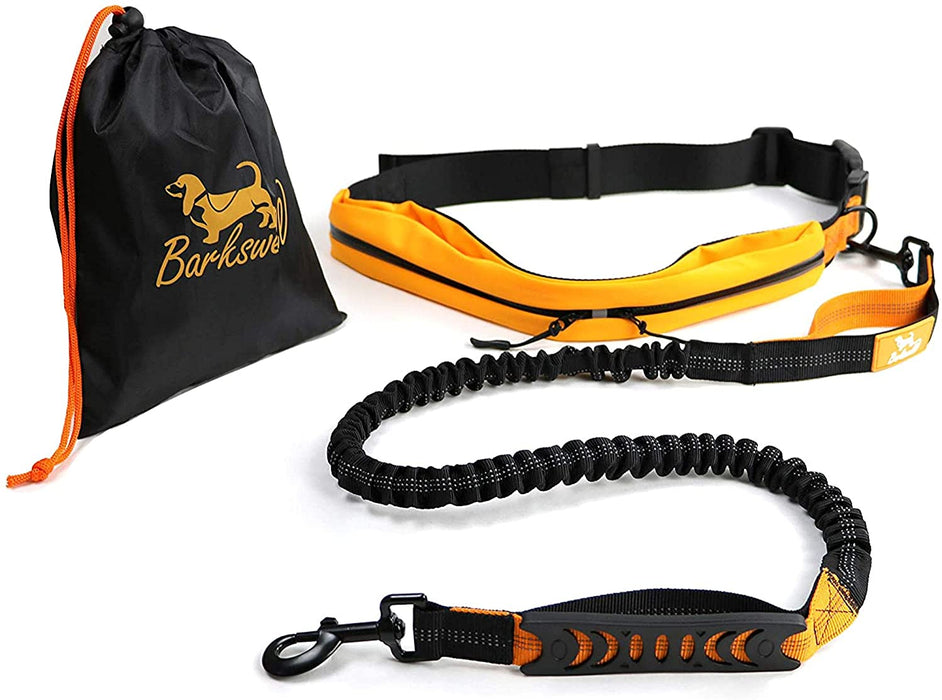 Barkswell Hands Free Leash / Belt for running with dogs, with