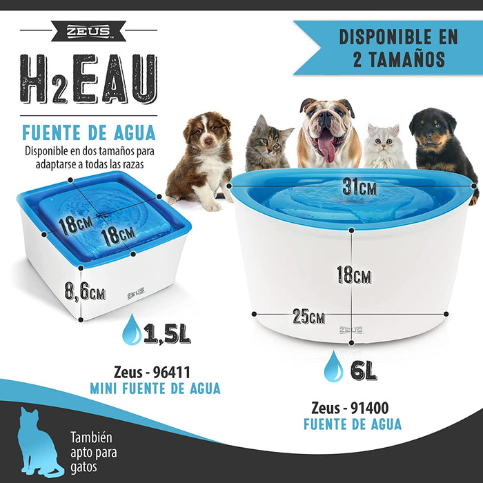 Bebedouro / Fonte para Cães ou Gatos, 6 litros - PetDoctors - Loja Online