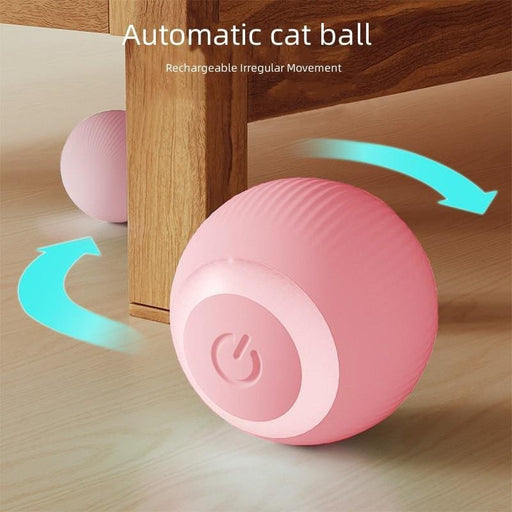 Bola / brinquedo com auto-movimento para gatos ou cães (carregamento USB) - PetDoctors - Loja Online
