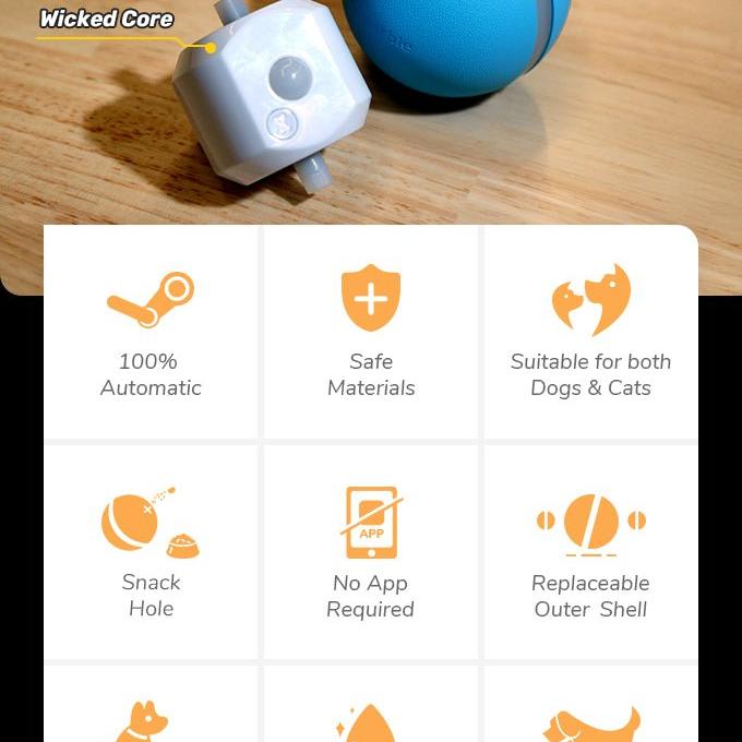 ⭐️⭐️⭐️⭐️⭐️ Bola "Inteligente" / Brinquedo Super-Divertido para 🐶 Cães e 🐱 Gatos (carregamento USB - Luz LED Flash) ⭐️⭐️⭐️⭐️⭐️ - PetDoctors - Loja Online