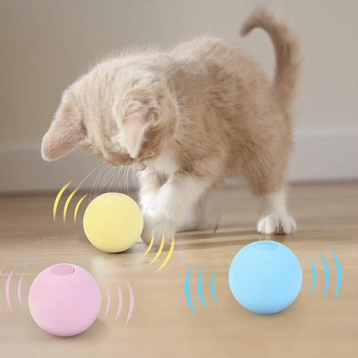 Bola Interativa para Gatos, com Catnip - Brinquedo com diferentes sons (Rã, Grilo, Pássaro) - PetDoctors - Loja Online