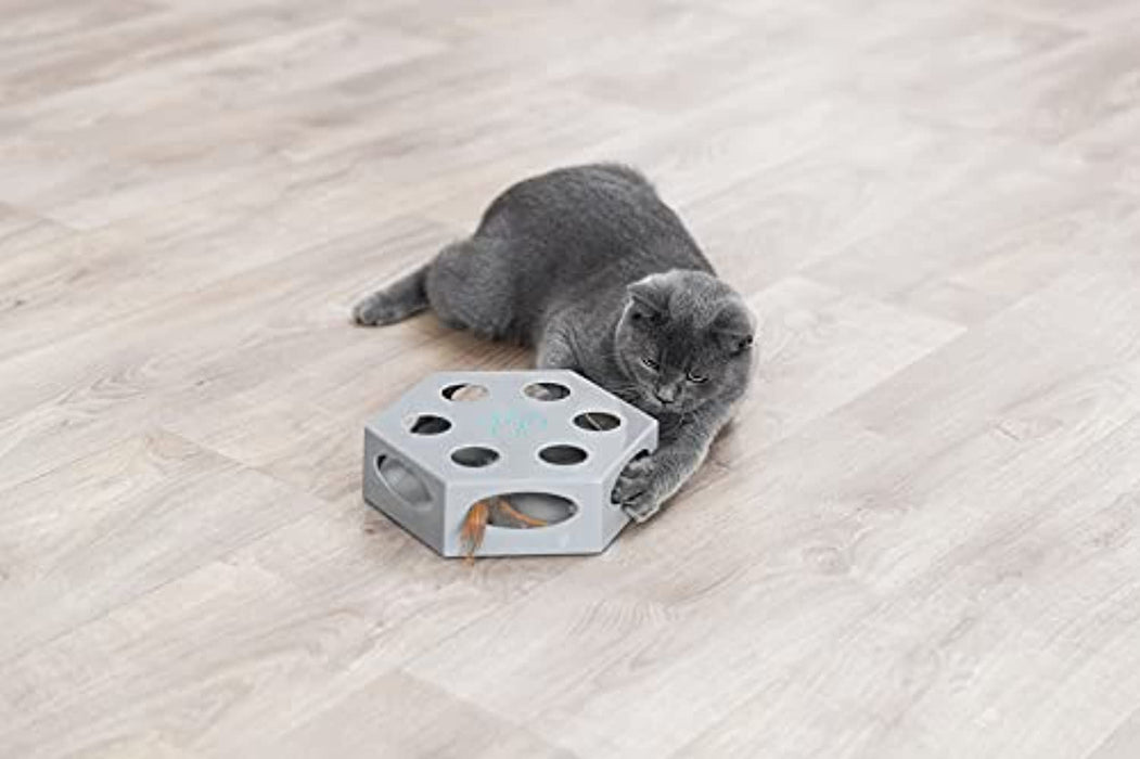 Brinquedo com Pena "Saltitante" para Gatos da Trixie - PetDoctors - Loja Online