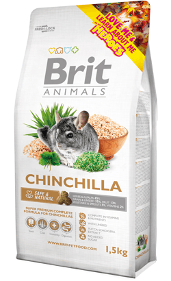 Brit Animals Chinchilla | 1,5 kg - PetDoctors - Loja Online