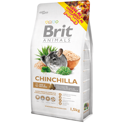 Brit Animals Chinchilla | 1,5 kg - PetDoctors - Loja Online