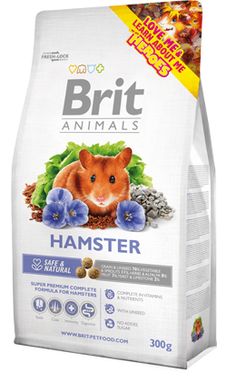 Brit Animals Hamster - 300 gramas - PetDoctors - Loja Online