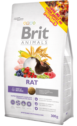 Brit Animals Rat | 1,5 kg - Para Ratinhos - PetDoctors - Loja Online